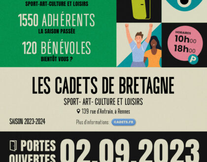 Portes ouvertes 2023 : un avant goût de la prochaine saison des Cadets de Bretagne