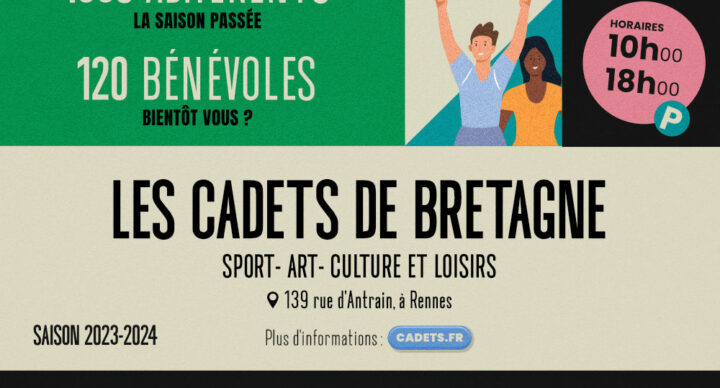 Portes ouvertes 2023 : un avant goût de la prochaine saison des Cadets de Bretagne