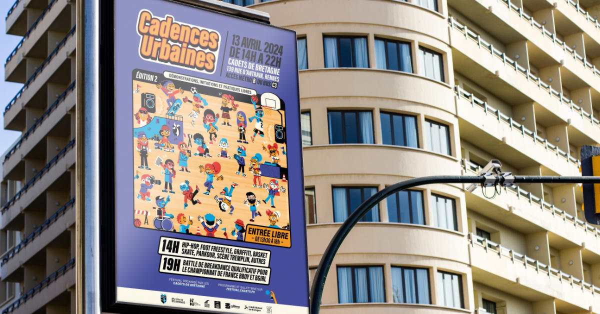 Un festival tout public pour valoriser la culture de rue : Cadences Urbaines revient aux Cadets de Bretagne