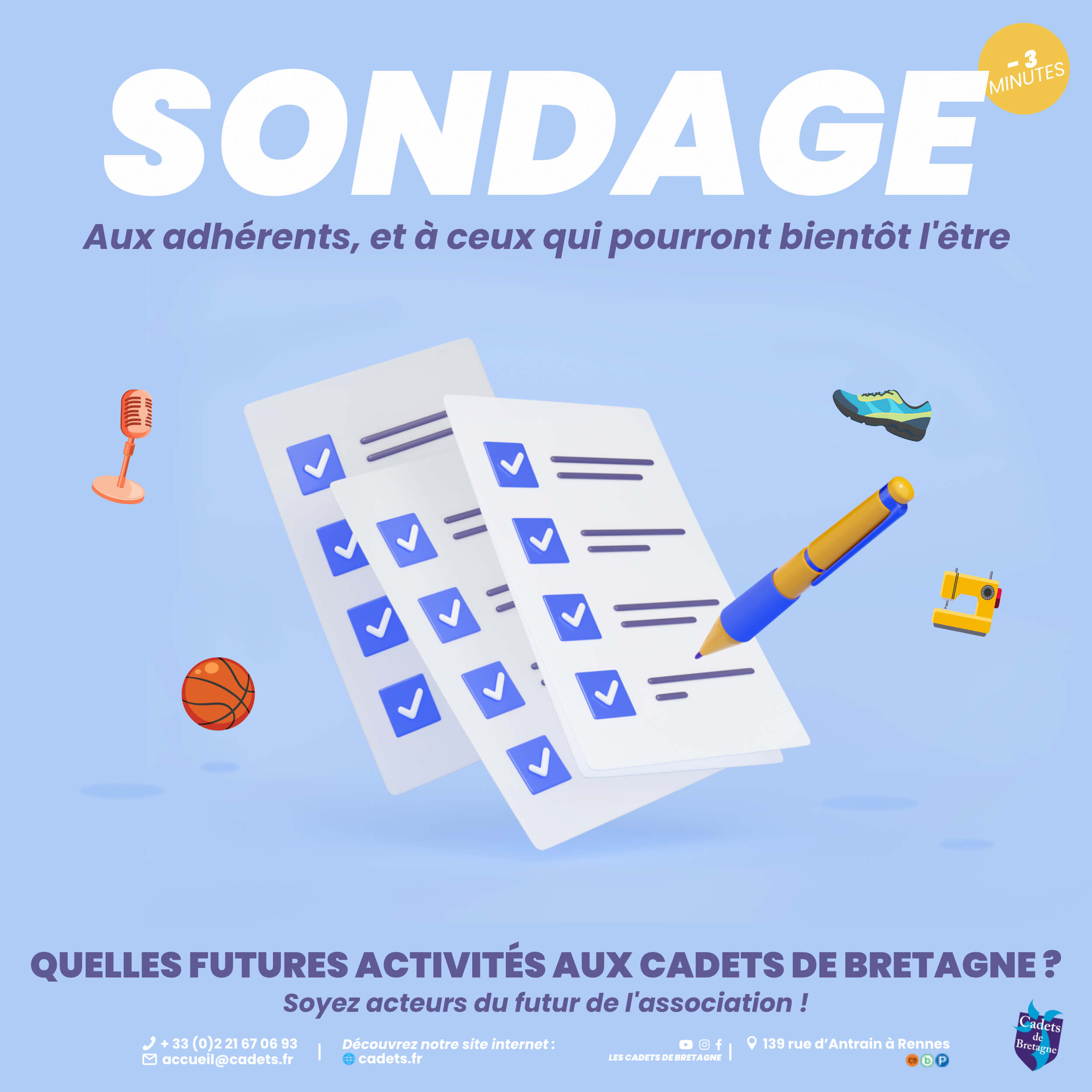 Quelles futures activités aux Cadets de Bretagne ?