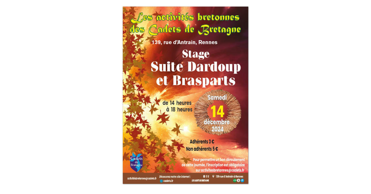 Activités bretonnes : stage de danse (Dardoup et Brasparts)