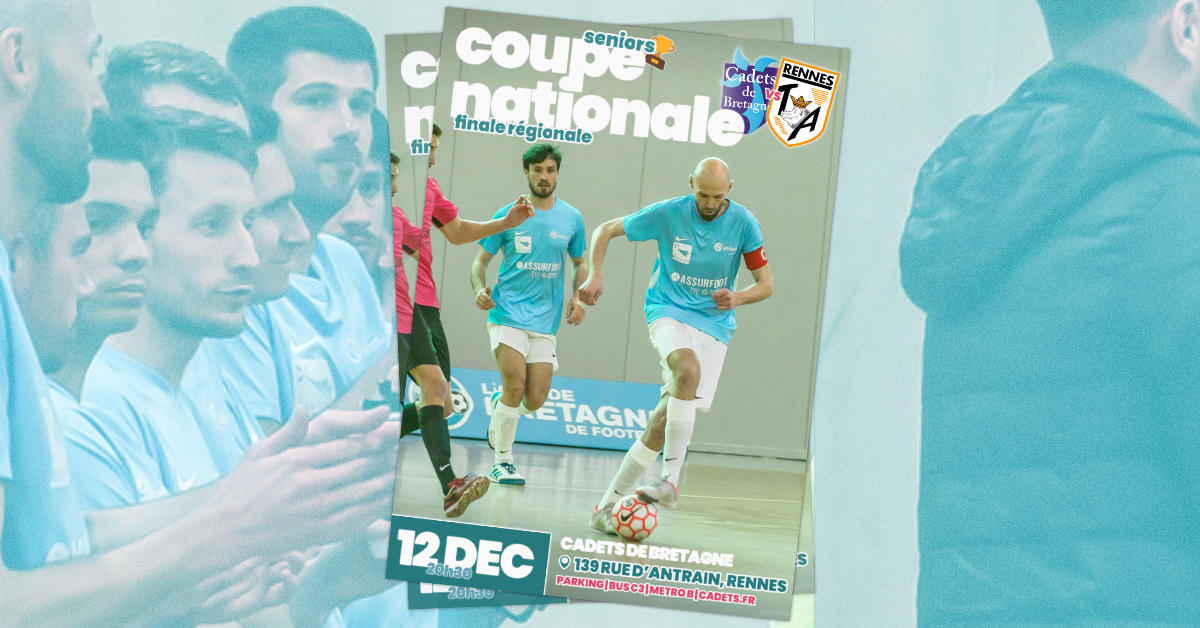 Cadets de Bretagne vs Tour d’Auvergne Rennes – Futsal – Finale régionale de la coupe nationale