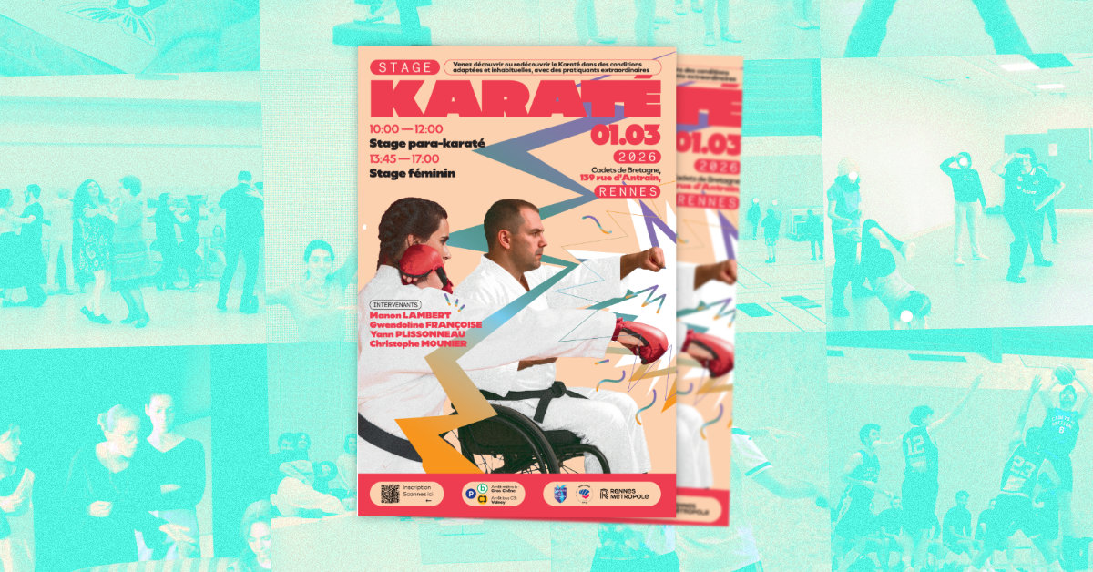 Découvrir ou redécouvrir le karaté : stage de para-karaté et stage féminin